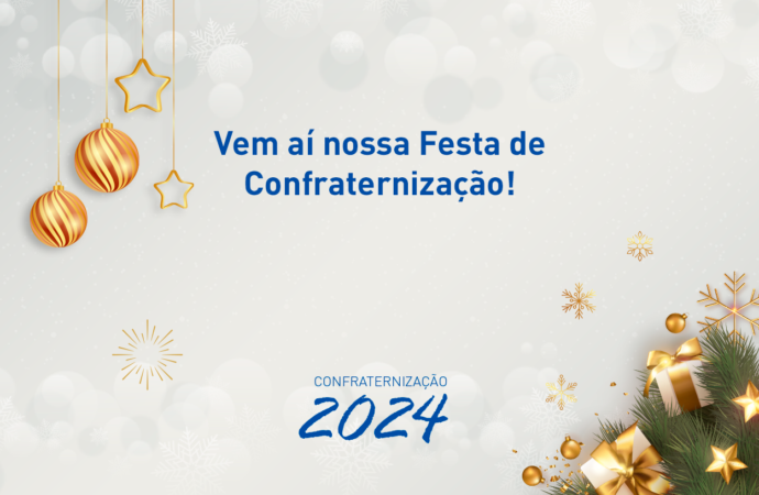 É amanhã nossa confraternização de fim de ano!