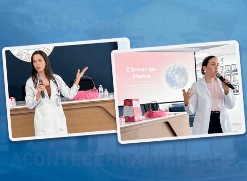 Dom Alvarenga participa de evento do Outubro Rosa