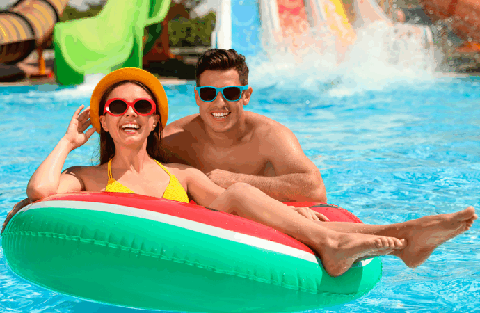 Parque Aquático Wen’t Wild visita Hospital e apresenta programação de julho com preços especiais